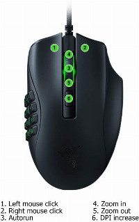Геймърска мишка Razer Naga X - RZ01-03590100-R3M1