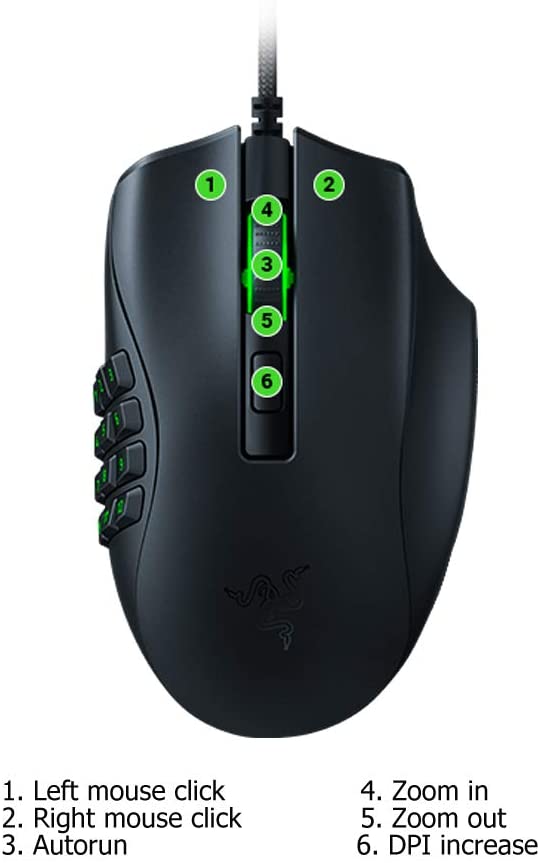 Геймърска мишка Razer Naga X - RZ01-03590100-R3M1