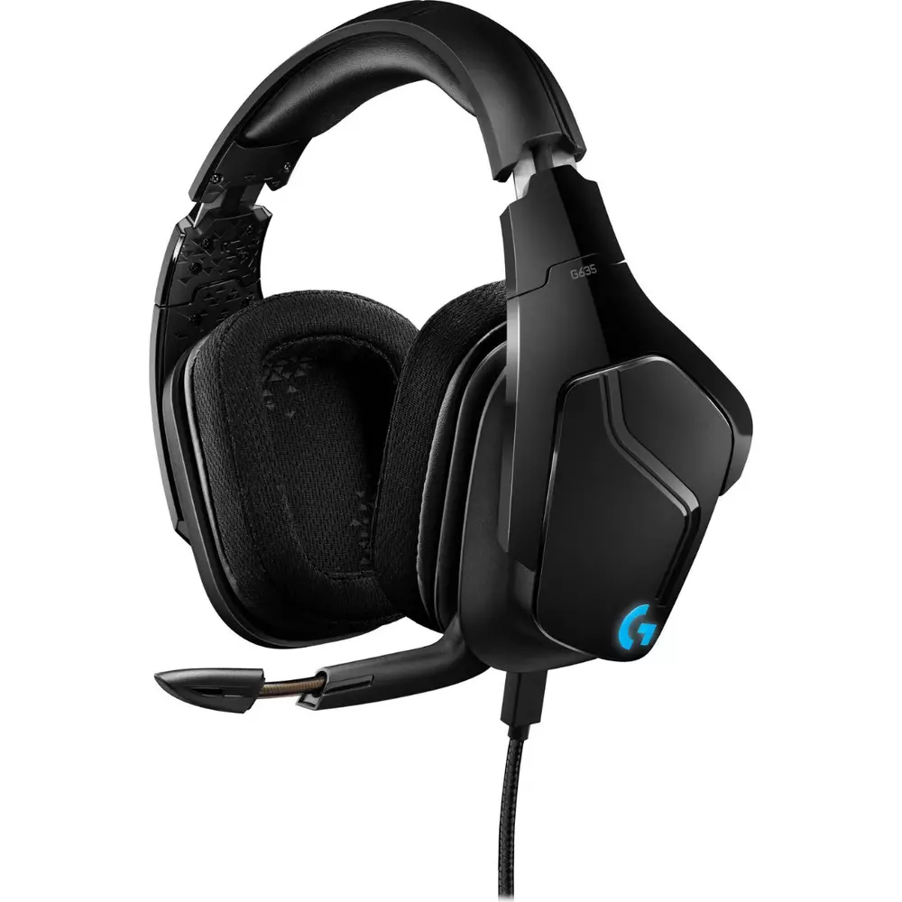 Геймърски слушалки Logitech G635 7.1 Surround Sound LIGHTSYNC Gaming Headset