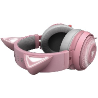 Геймърски слушалки Razer Kraken Kitty Edition Quartz Gaming Headset