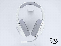 Геймърски слушалки Razer Kraken X Mercury Gaming Headset White