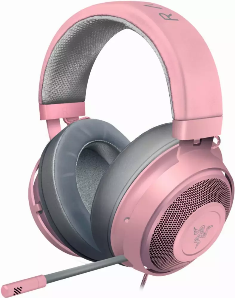 Геймърски слушалки Razer Kraken Pink 2019 Gaming Headset Quartz