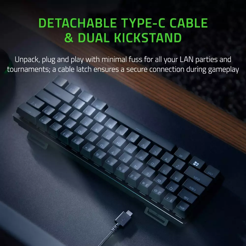 Геймърска клавиатура Razer Huntsman Mini Red Switches Clicky Optical