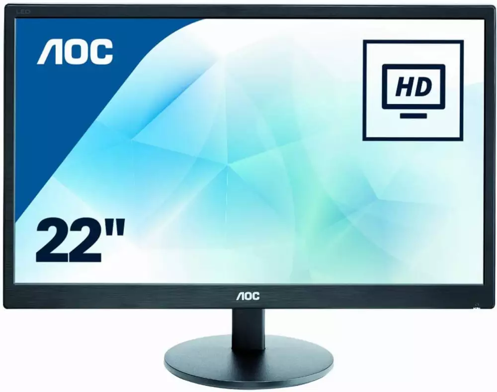 Монитор AOC 21.5" E2270SWN, FHD 1920x1080, TN, 60Hz, 5ms, VGA