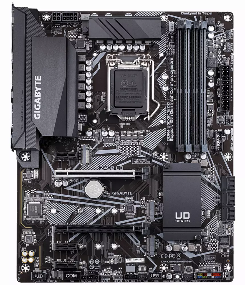 Дънна платка Gigabyte Z490 UD