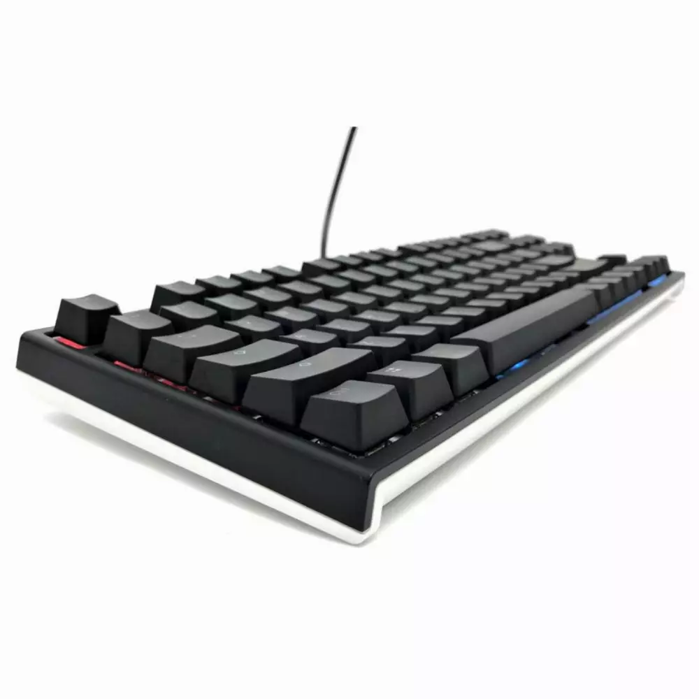 Геймърскa механична клавиатура Ducky One 2 TKL RGB, Kailh BOX Silent Pink