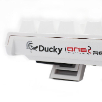 Геймърскa механична клавиатура Ducky One 2 TKL White RGB, Kailh BOX White