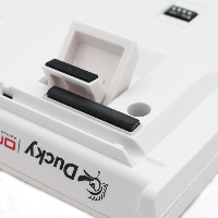 Геймърскa механична клавиатура Ducky One 2 TKL White RGB, Kailh BOX White