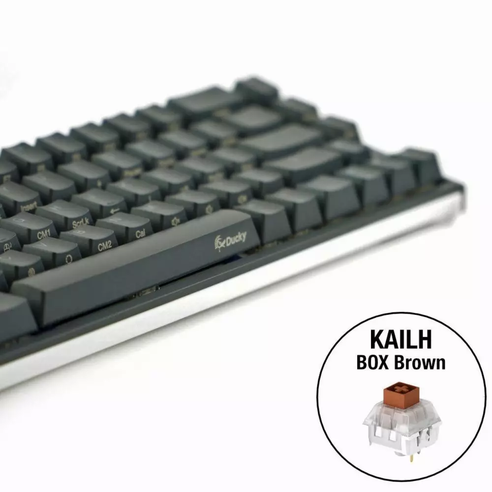 Геймърскa механична клавиатура Ducky One 2 SF RGB, Kailh BOX Brown