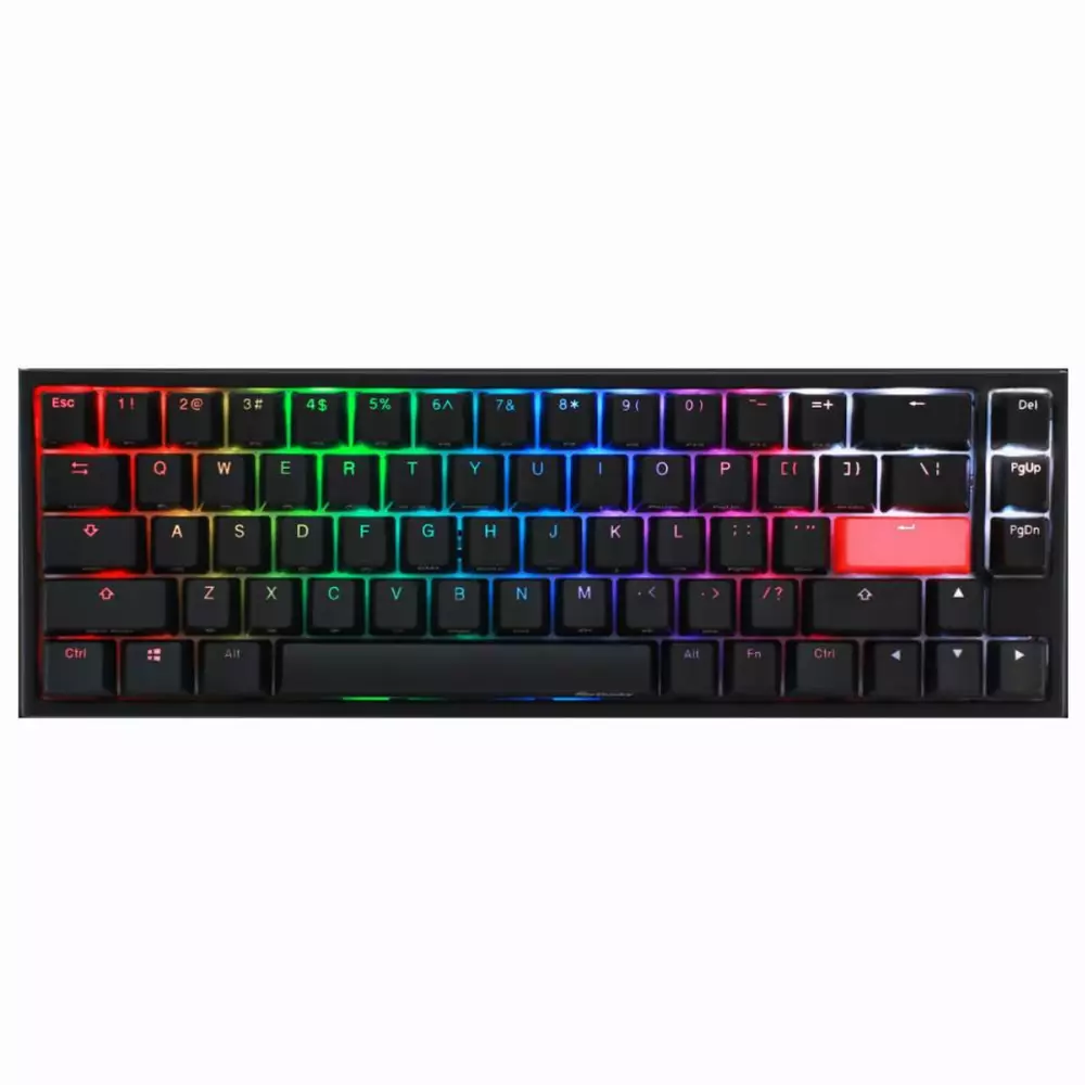 Геймърскa механична клавиатура Ducky One 2 SF RGB, Kailh BOX White