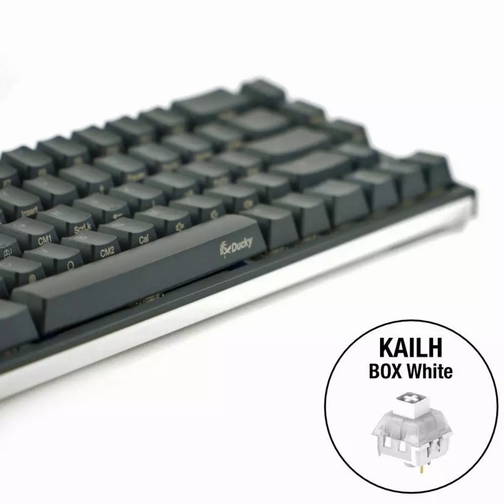 Геймърскa механична клавиатура Ducky One 2 SF RGB, Kailh BOX White