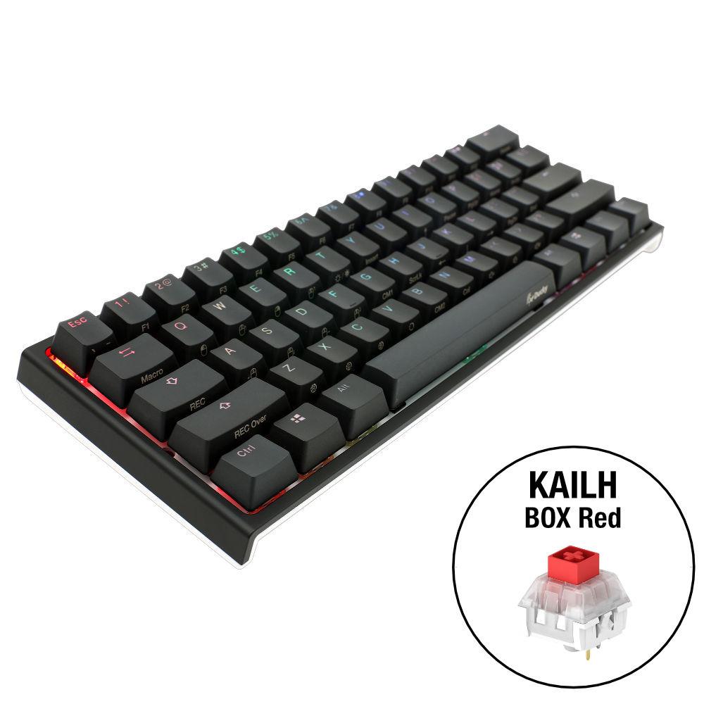 Gaming μηχανικό πληκτρολόγιο Ducky One 2 Mini V2 RGB, Kailh BOX Red
