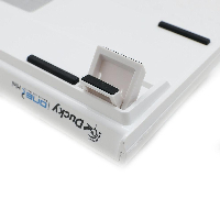 Геймърскa механична клавиатура Ducky One 2 Mini V2 White RGB, Kailh BOX Red
