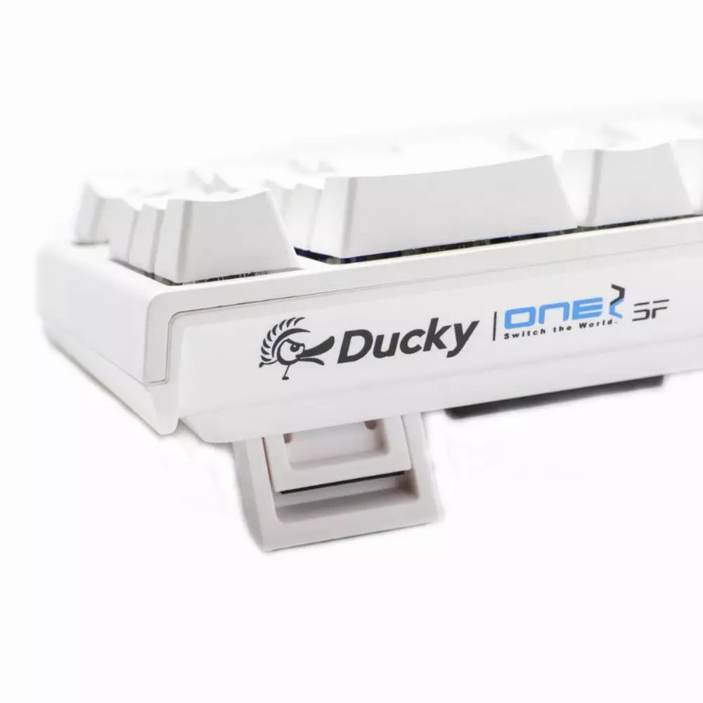 Геймърскa механична клавиатура Ducky One 2 Mini V2 White RGB, Kailh BOX White