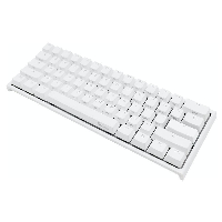 Геймърскa механична клавиатура Ducky One 2 Mini V2 White RGB, Kailh BOX Silent Pink
