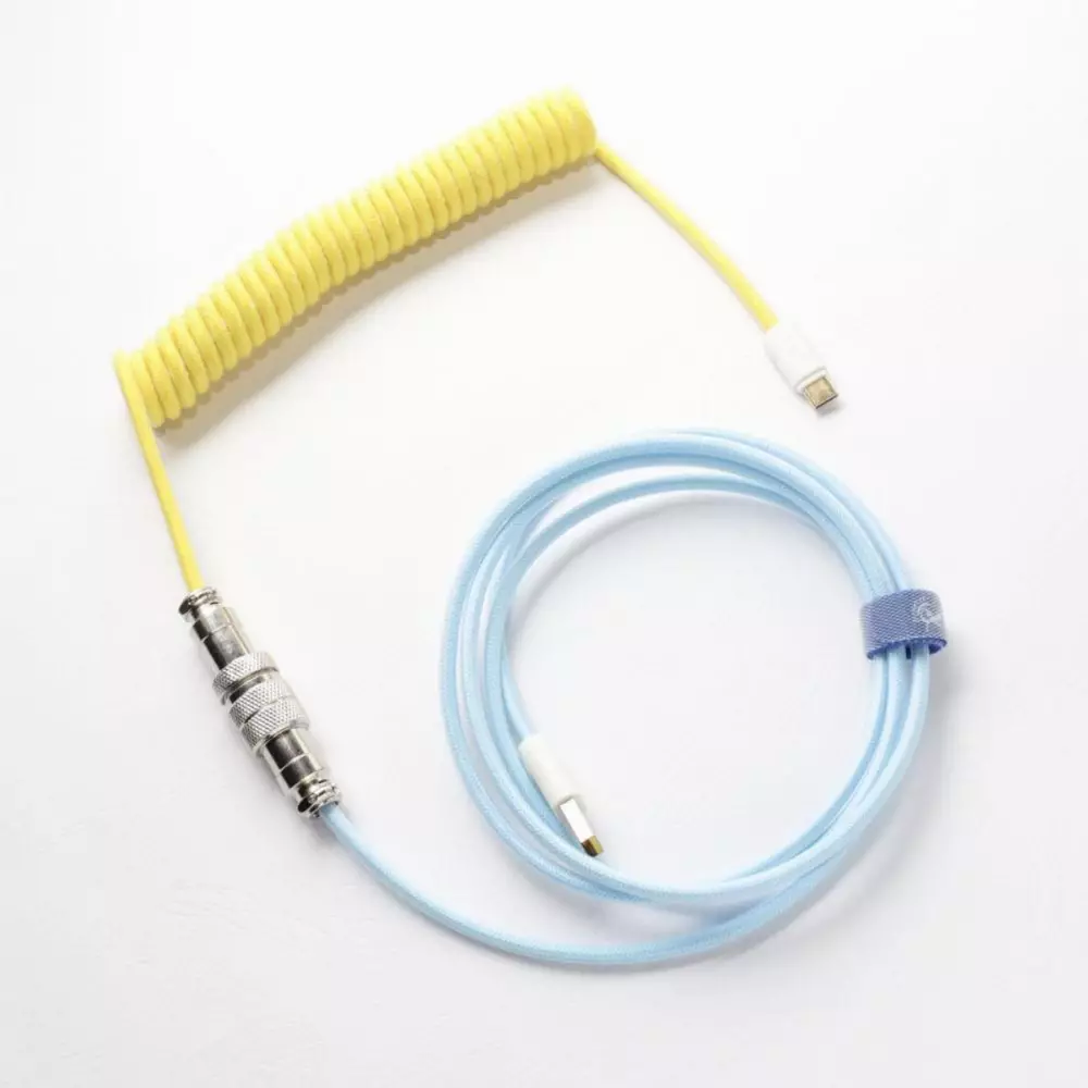 Кабел за клавиатура Ducky Cotton Candy Premicord Custom USB Cable, USB-A - USB-C