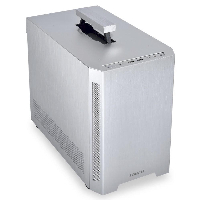 Кутия Lian Li TU150X Mini-Tower Windowless, Сив