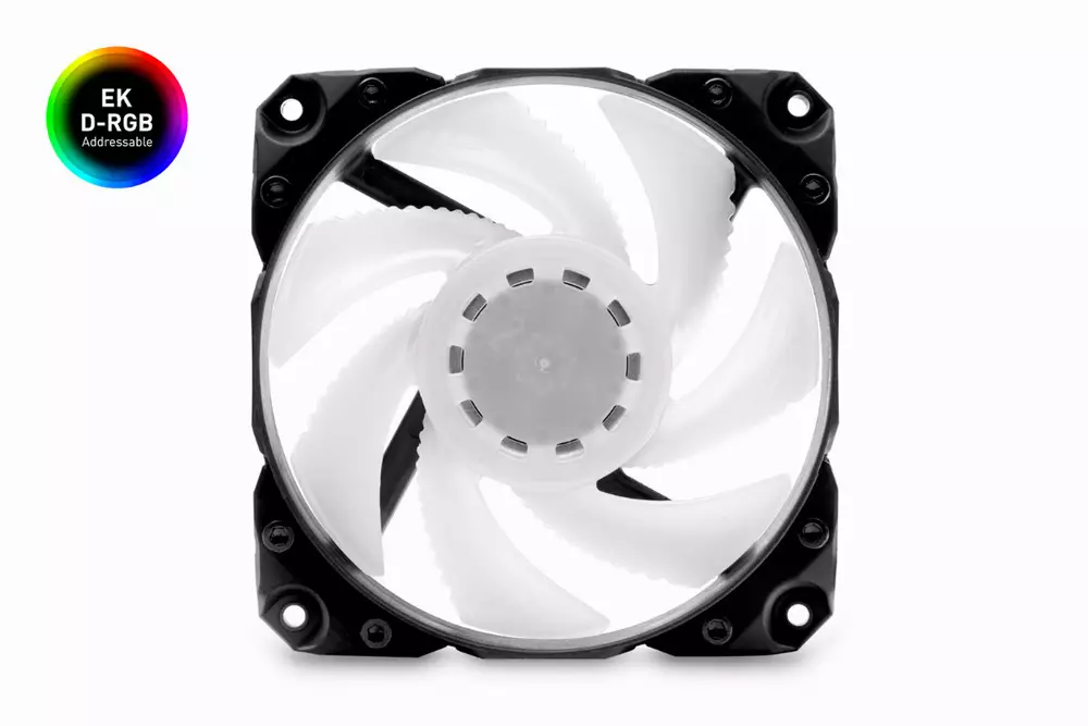 Ventilador usado EK-Vardar X3M 120ER D-RGB 120mm High-Static Pressure Black