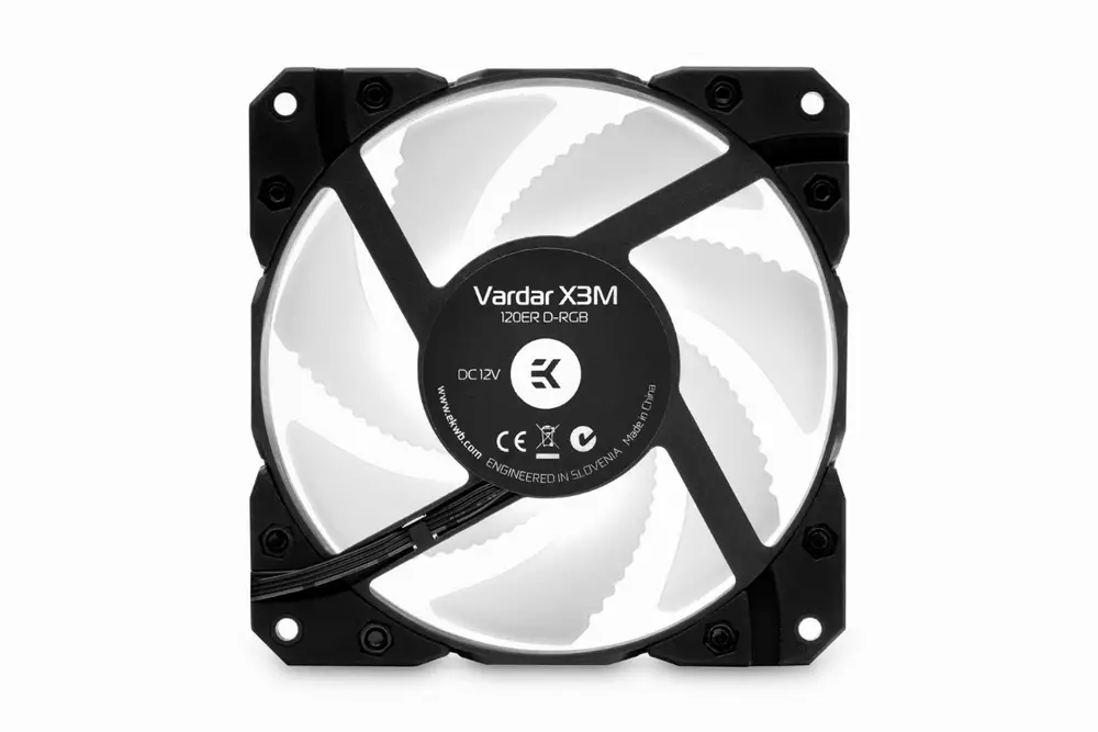 Ventola usata EK-Vardar X3M 120ER D-RGB 120mm High-Static Pressure Black