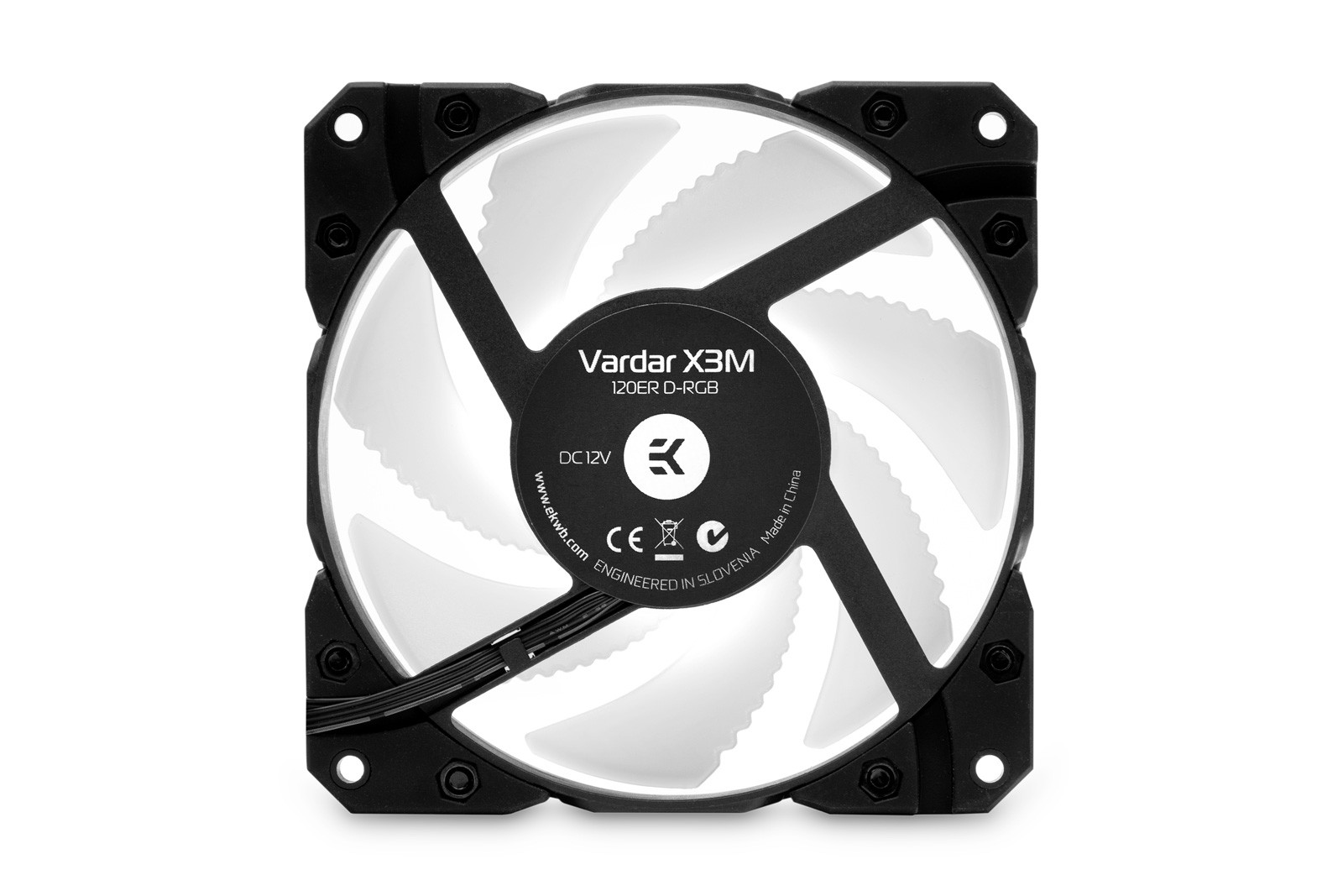 Ventilador usado EK-Vardar X3M 120ER D-RGB 120mm High-Static Pressure Black