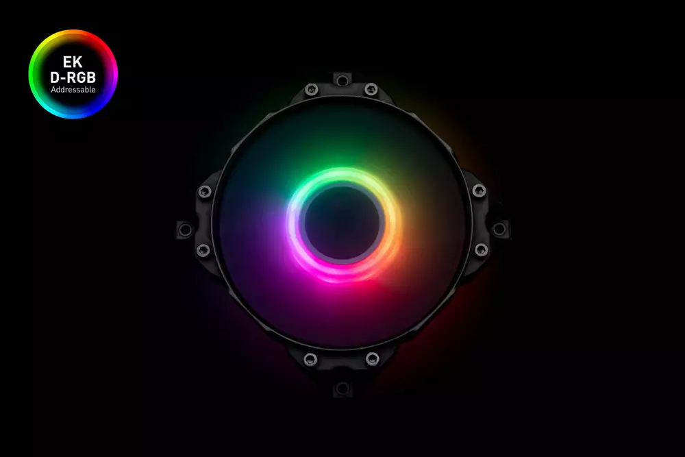 Ventilador usado EK-Vardar X3M 120ER D-RGB 120mm High-Static Pressure Black