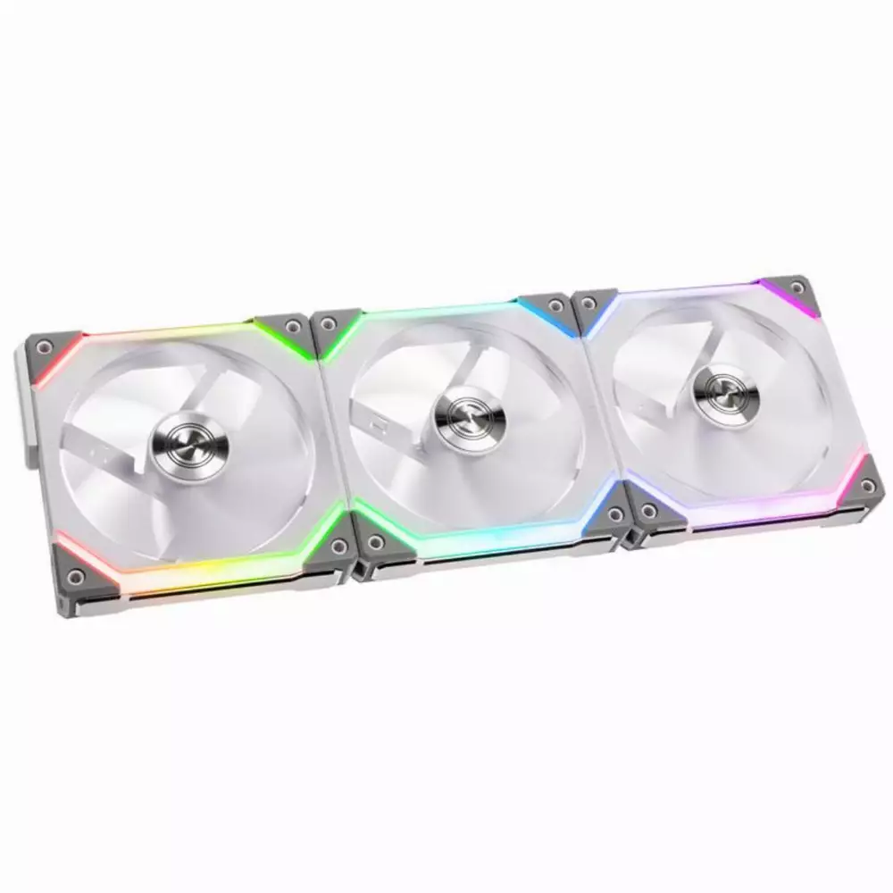 Вентилатор Lian Li UNI SL120 ARGB 3 Fan комплект + контролер - Бели