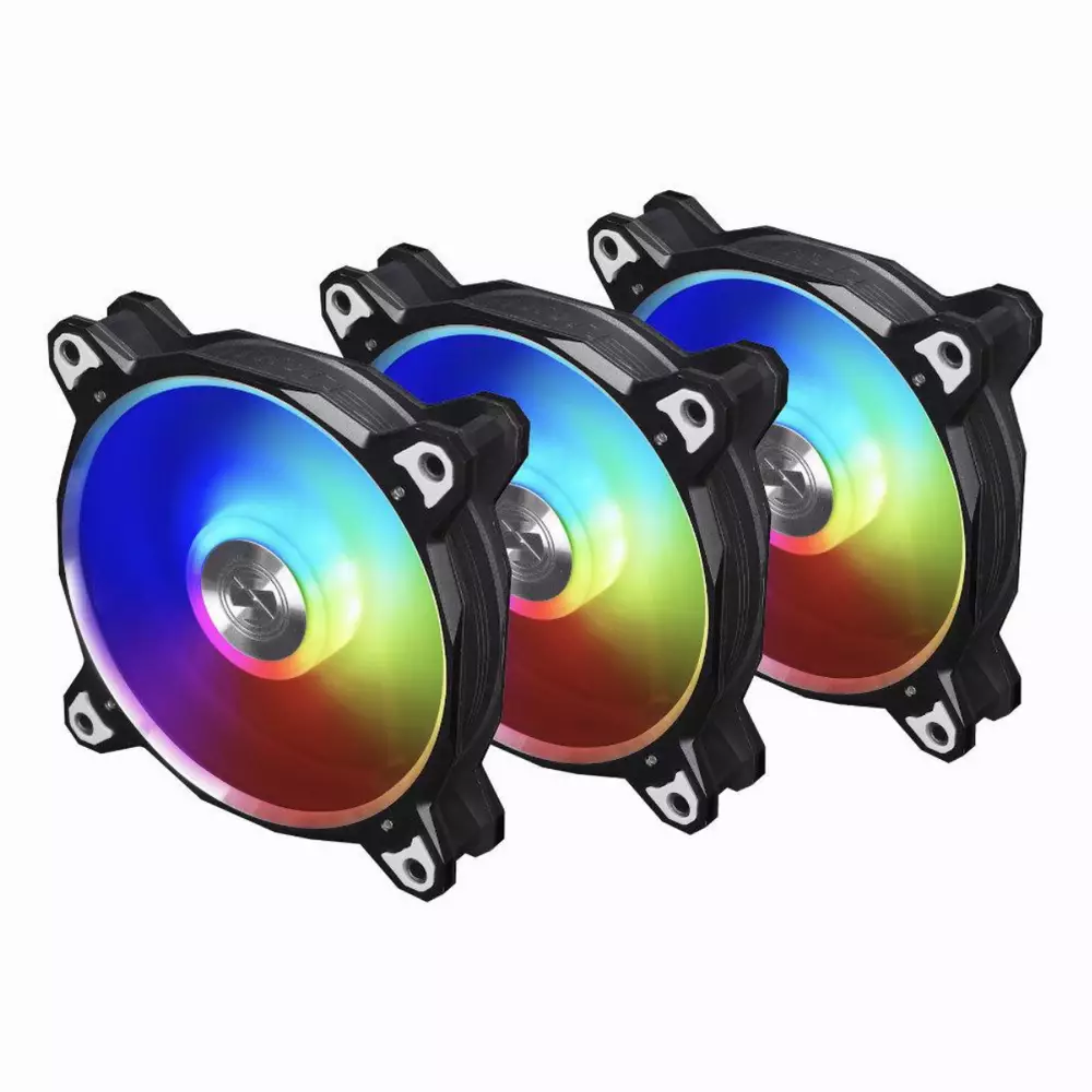 Ανεμιστήρας Lian Li Bora Digital BR120 ARGB 3 Fan Σύνολο με ενσωματωμένο ελεγκτή - Μαύρο