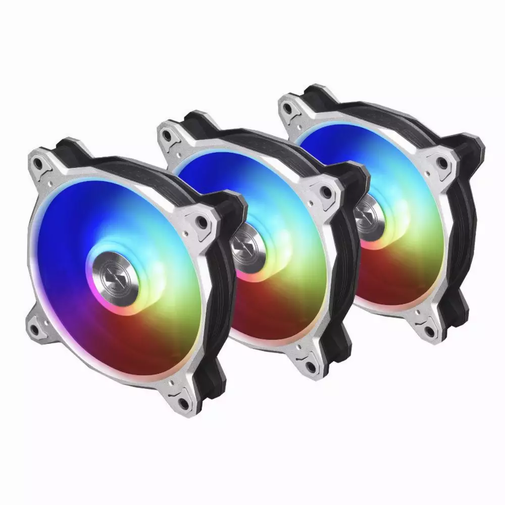Вентилатор Lian Li Bora Digital BR120 ARGB 3 Fan Комплект с включен контролер - Сребрист