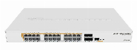 Суич Mikrotik CRS328-4C-20S-4S+RM, 24xGigabit LAN (all PoE-out), 4xSFP+ cages