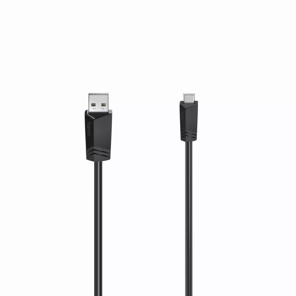 Кабель HAMA USB-A чоловічий - USB-B mini чоловічий, 1.5 м