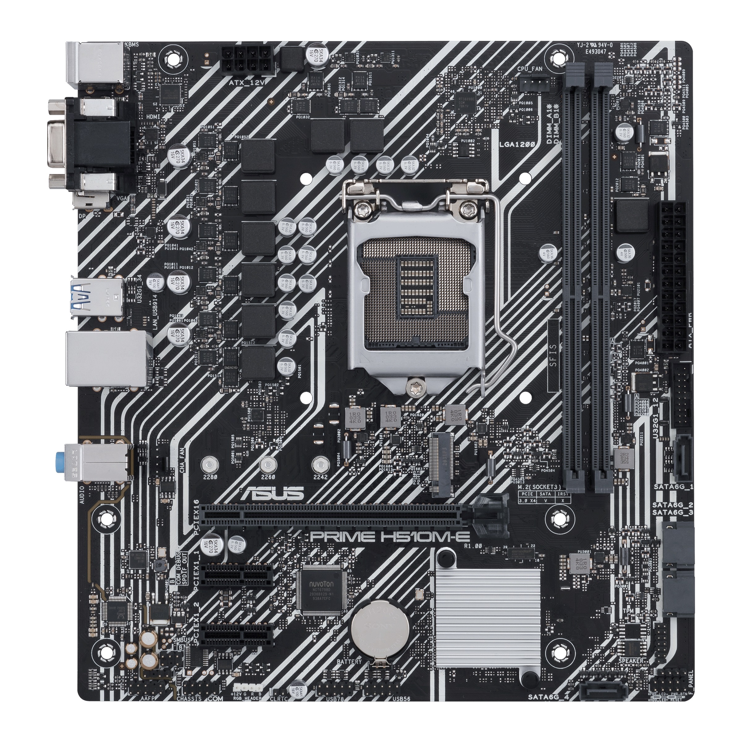 Дънна платка ASUS PRIME H510M-E