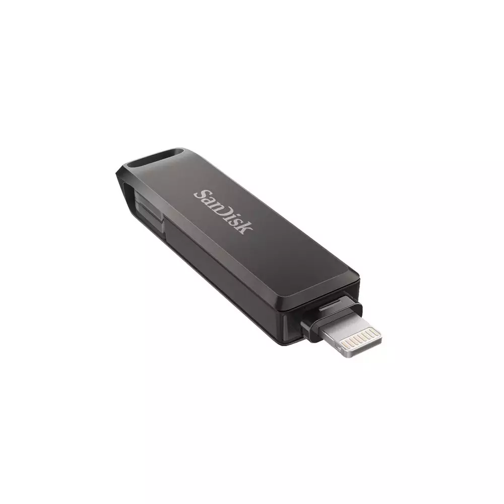 USB памет SanDisk iXpan 128GB Apple iPhone и iPad USB Type-C / Lightning Black