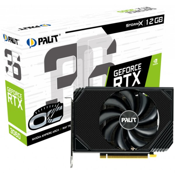 Видео карта Palit GeForce RTX 3060 StormX OC 12GB GDDR6