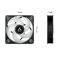 Вентилатор ARCTIC P12 Black RGB 120mm - ACFAN00186A