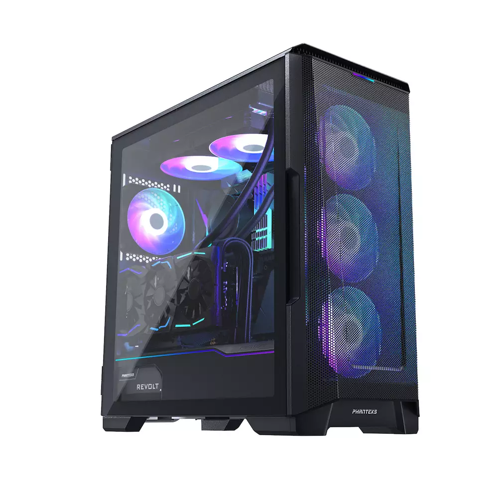 Геймърски компютър MARK VII Black Phantom (AMD Ryzen 7 5800X, 32GB DDR4, RTX 3080, 1TB SSD, 850W)
