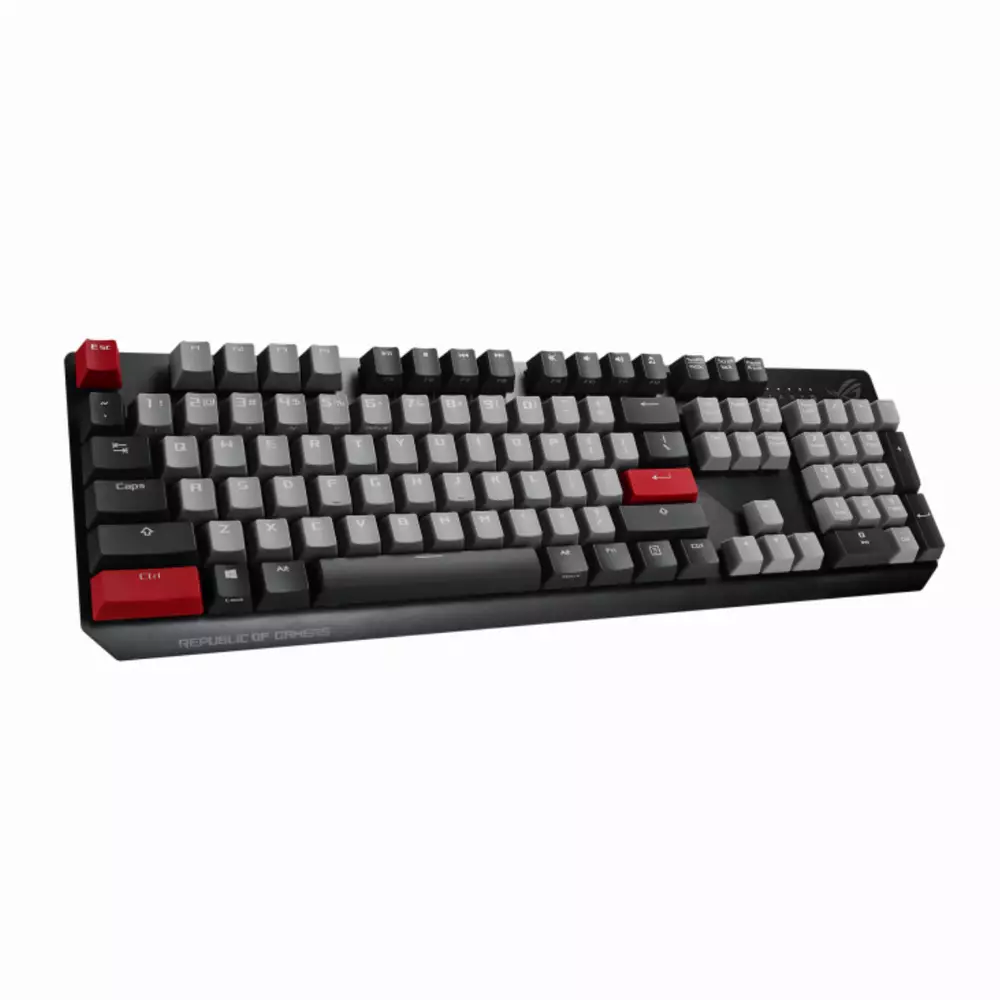 Геймърска механична клавиатура ASUS ROG Strix Scope PBT - CHERRY MX Red Switches + PBT Капачки