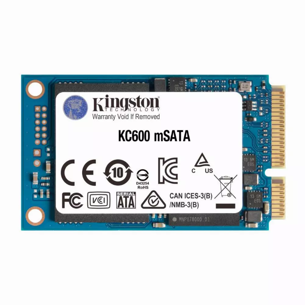 Диск SSD KINGSTON KC600 1TB mSATA