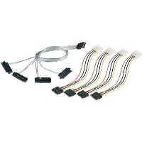 Интерфейсен кабел Adaptec 2232000-R ACK -I-mSASx4-4SATAx1-SB-0.7m