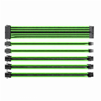 Комплект оплетени кабели Thermaltake TtMod Black/Green