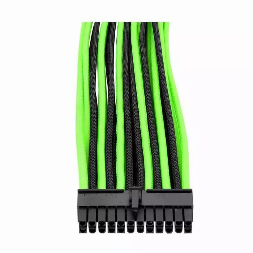 Комплект оплетени кабели Thermaltake TtMod Black/Green