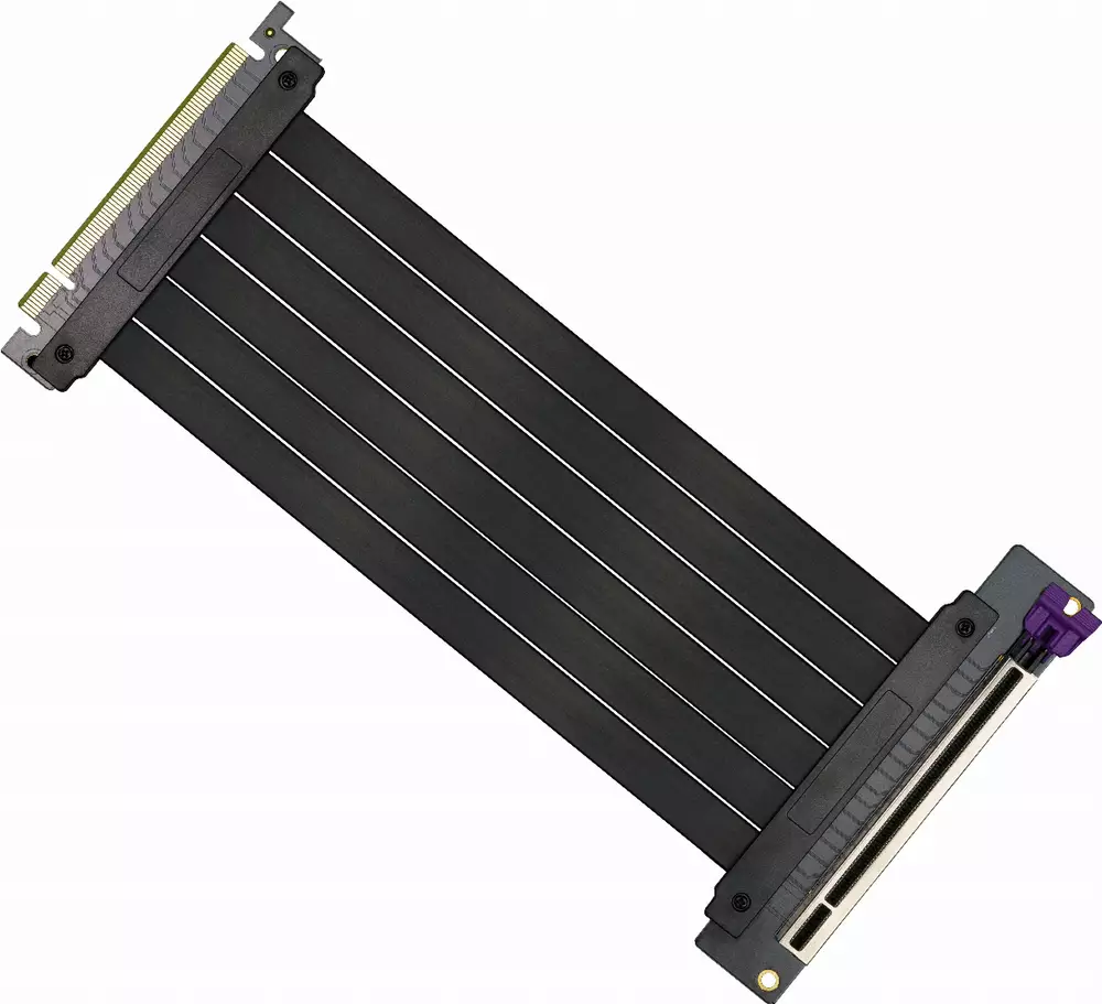 Kабел за вертикален монтаж за видео карта Cooler Master Universal GPU Extender Riser Cable 300mm PCIE 3.0 x16 ver.2
