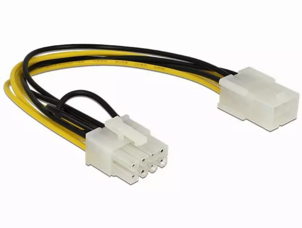 DeLock PCI Express Strom 6 Pin weiblich > PCI Express 8 Pin, 20 cm