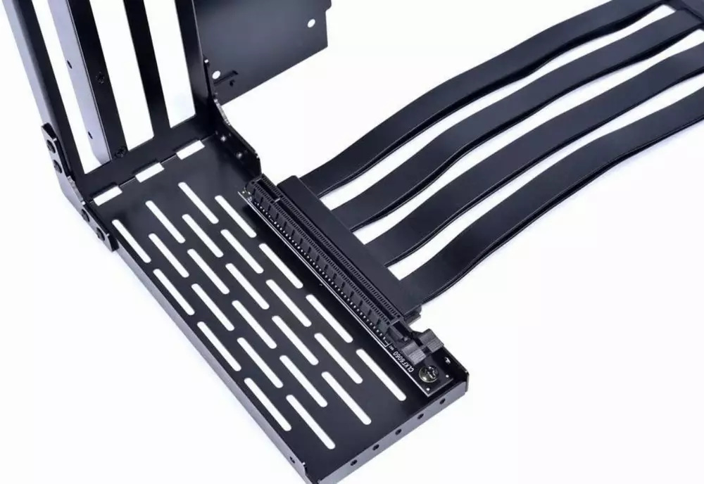 Кабел за вертикален монтаж за видео карта Lian Li LAN2-1X Externder Riser Cable 200mm PCI-E x16 3.0 и бракет за LanCool II