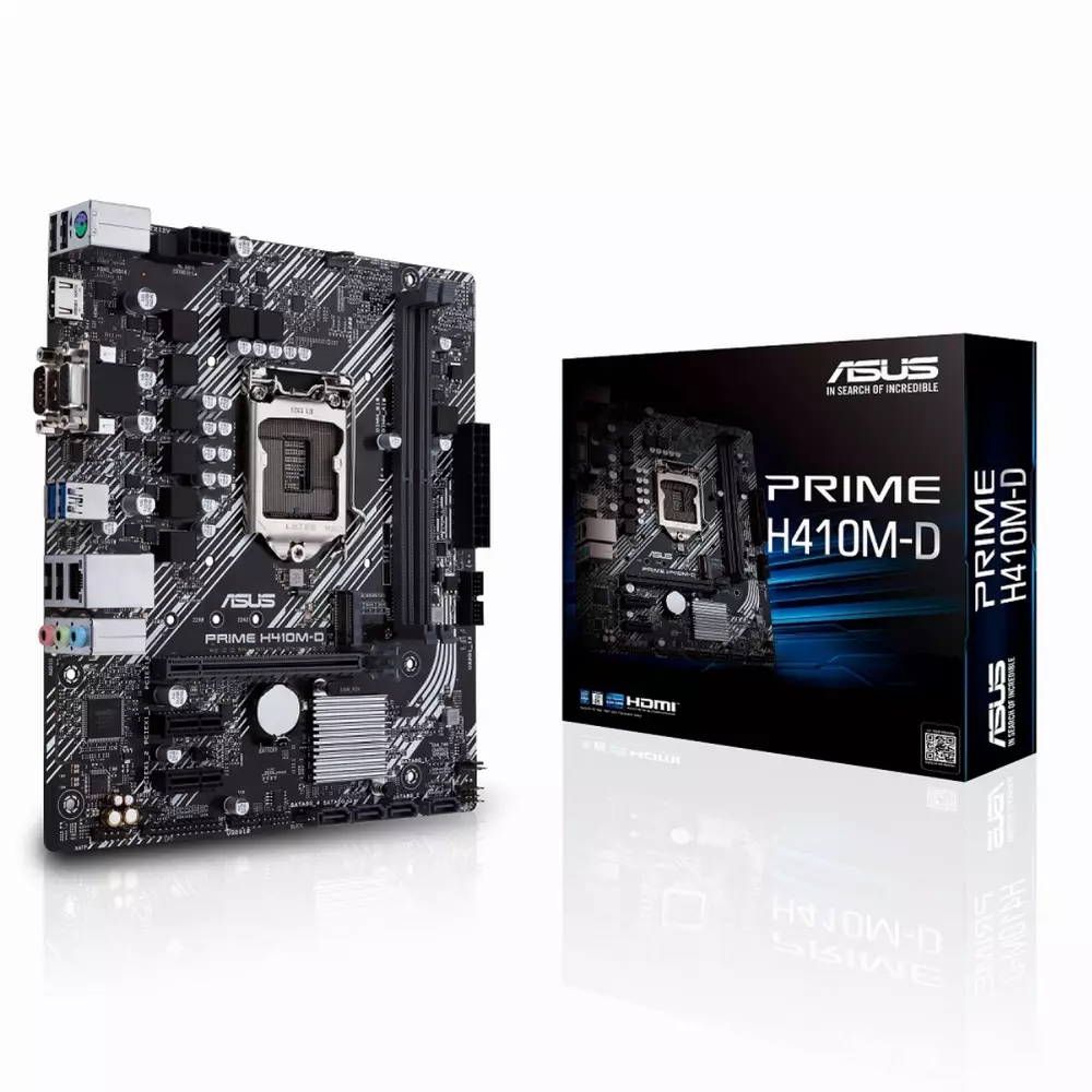 Дънна платка ASUS PRIME H410M-D