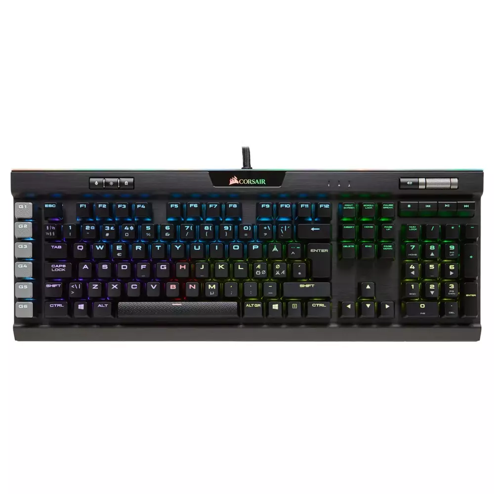 Геймърска механична клавиатура CORSAIR K95 RGB PLATINUM Mechanical Keyboard RGB