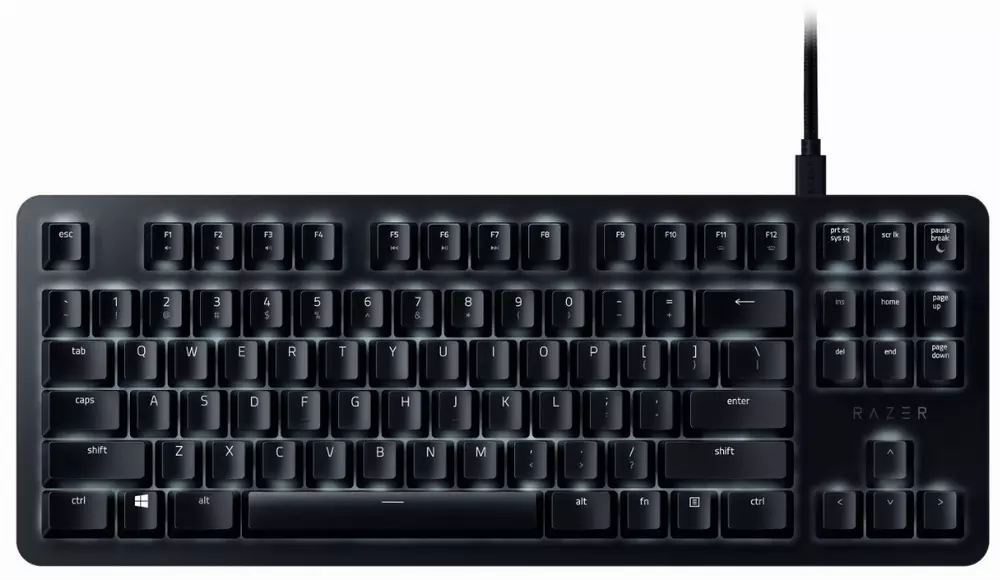 Геймърска клавиатура Razer BlackWidow Lite Silent Mechanical Switches Orange US Layout