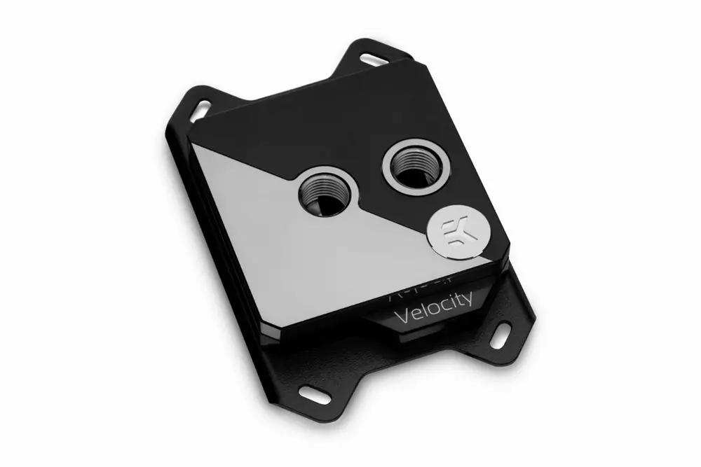 Воден блок за процесор EK-Quantum Velocity Strike RGB - Black Nickel + Black