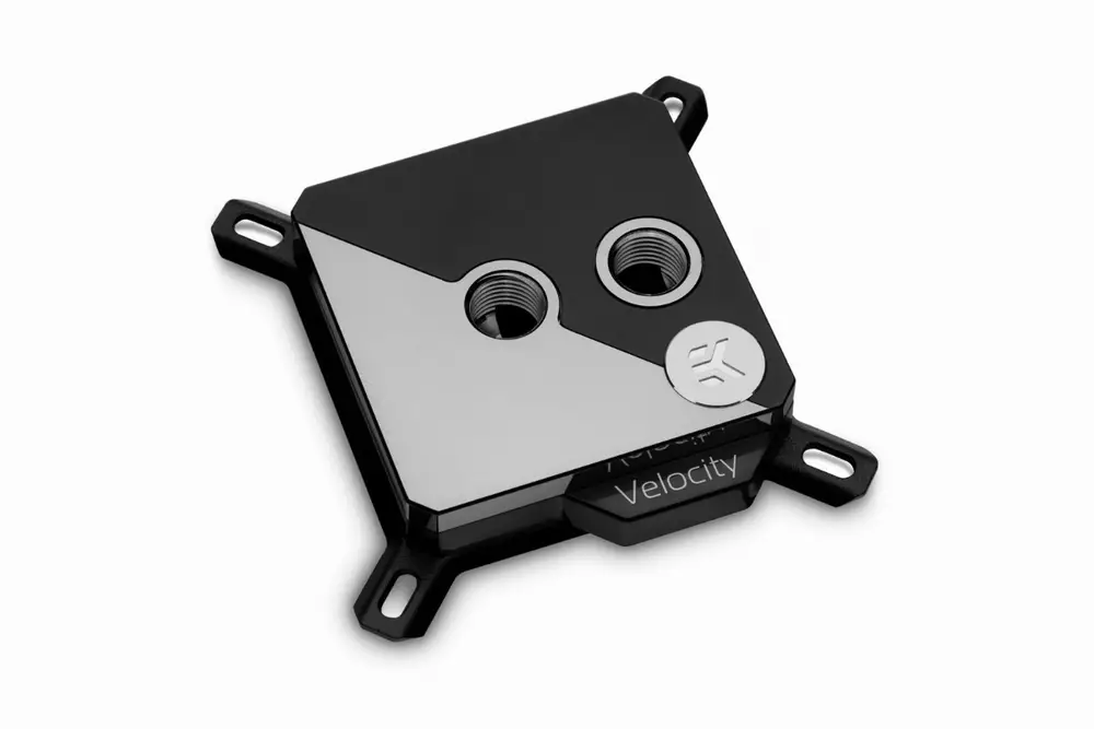 Воден блок за процесор EK-Quantum Velocity Strike RGB - Black Nickel + Black