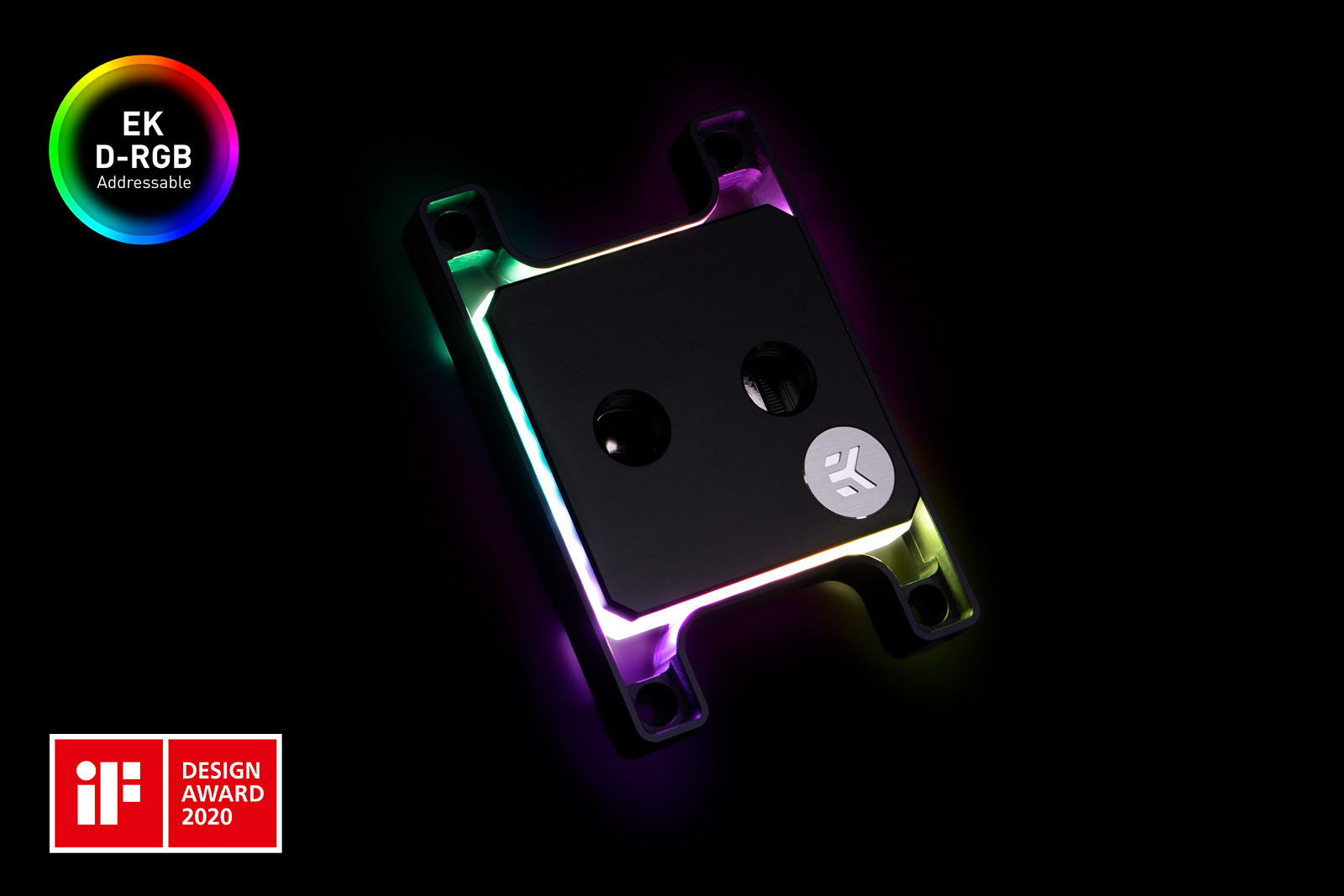 Воден блок за процесор EK-Quantum Magnitude D-RGB - AM4 Nickel + Acetal