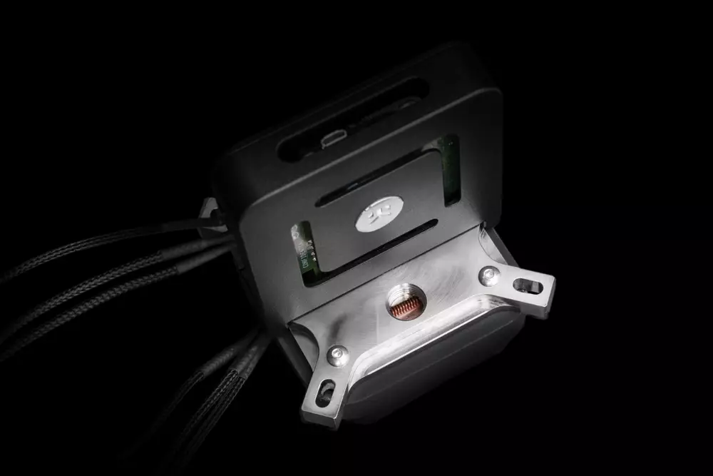 Воден блок за процесор EK-QuantumX Delta TEC - Copper + Nickel, water block